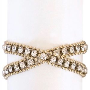 Loren Hope Glenn Double Wrap Bracelet- Gold